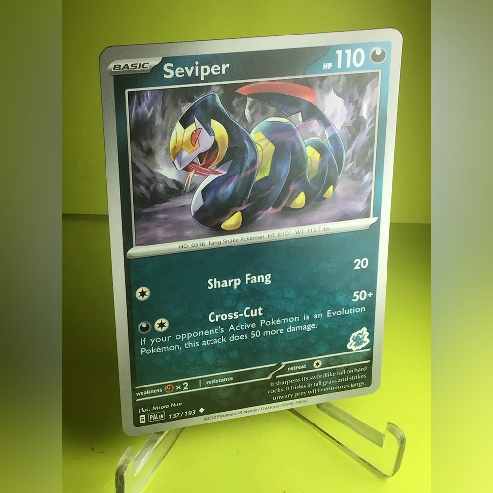 Seviper #137/193 REGULAR FINISH PROMO Pokémon Card NEW FROM FRESH PACK